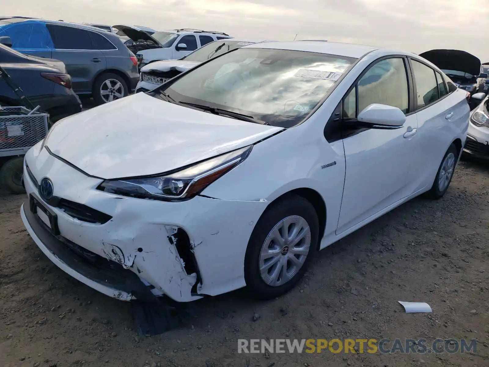 2 Photograph of a damaged car JTDKAMFU0M3148225 TOYOTA PRIUS 2021