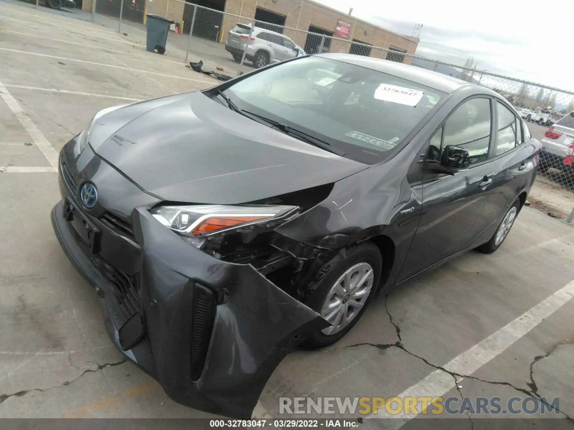 2 Photograph of a damaged car JTDKAMFU0M3148399 TOYOTA PRIUS 2021