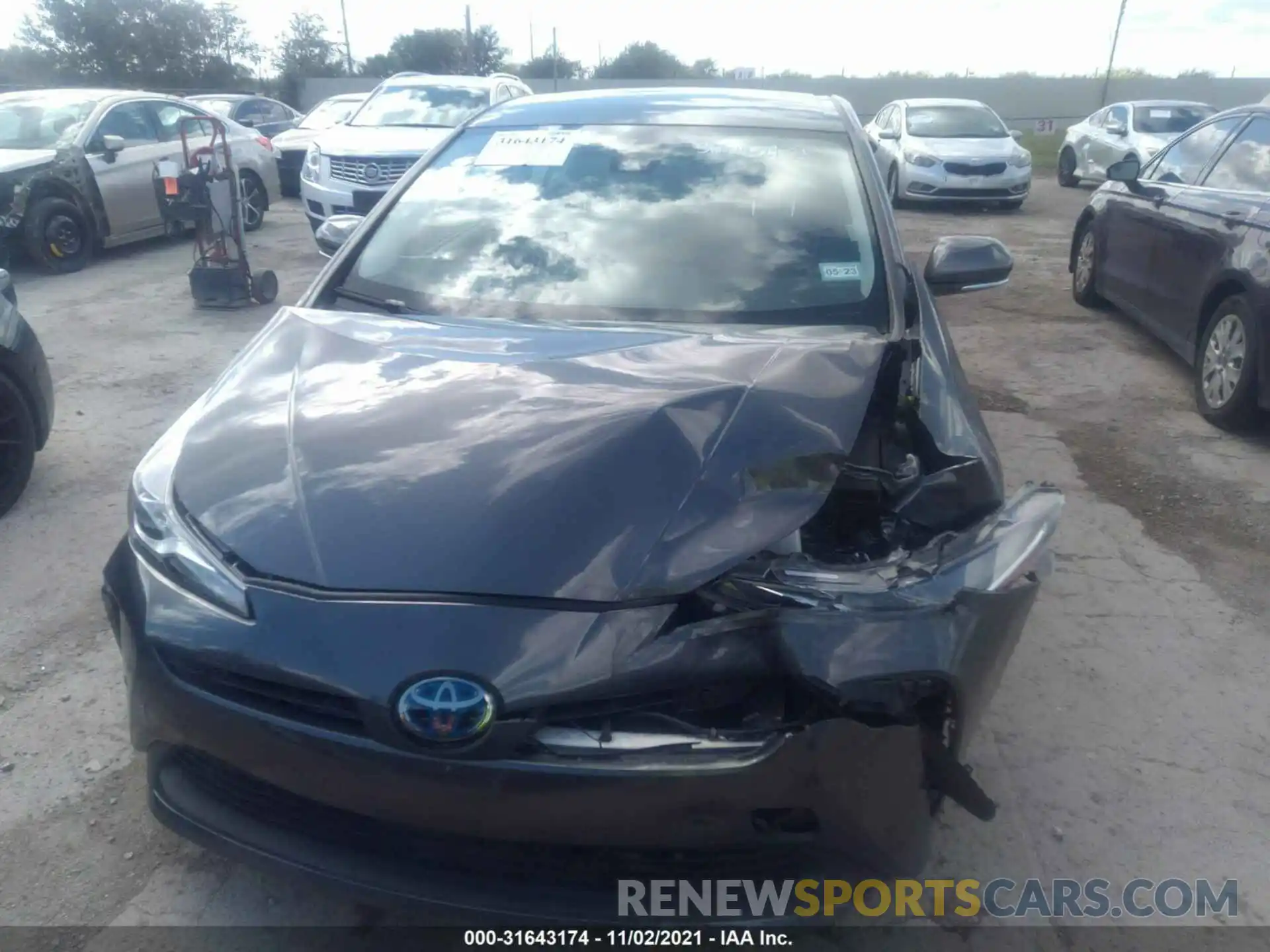 6 Photograph of a damaged car JTDKAMFU0M3148497 TOYOTA PRIUS 2021