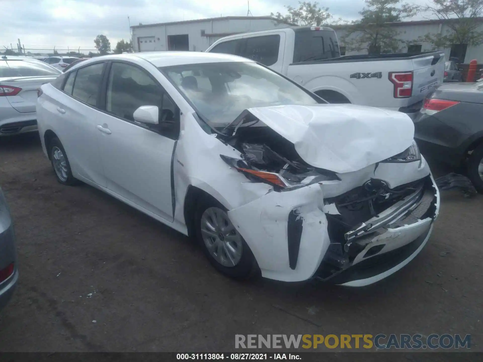 1 Photograph of a damaged car JTDKAMFU0M3148564 TOYOTA PRIUS 2021