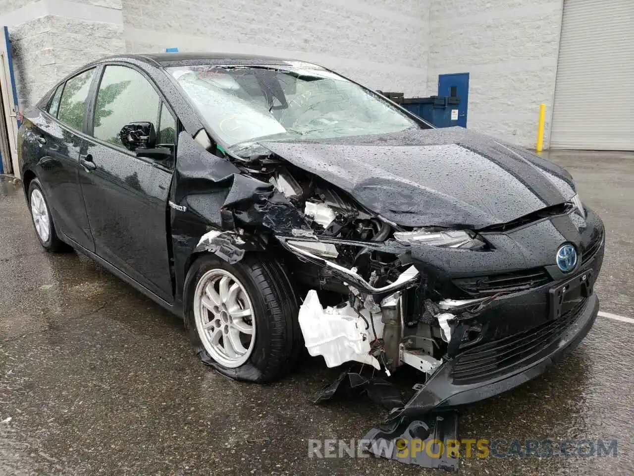 1 Photograph of a damaged car JTDKAMFU0M3148578 TOYOTA PRIUS 2021