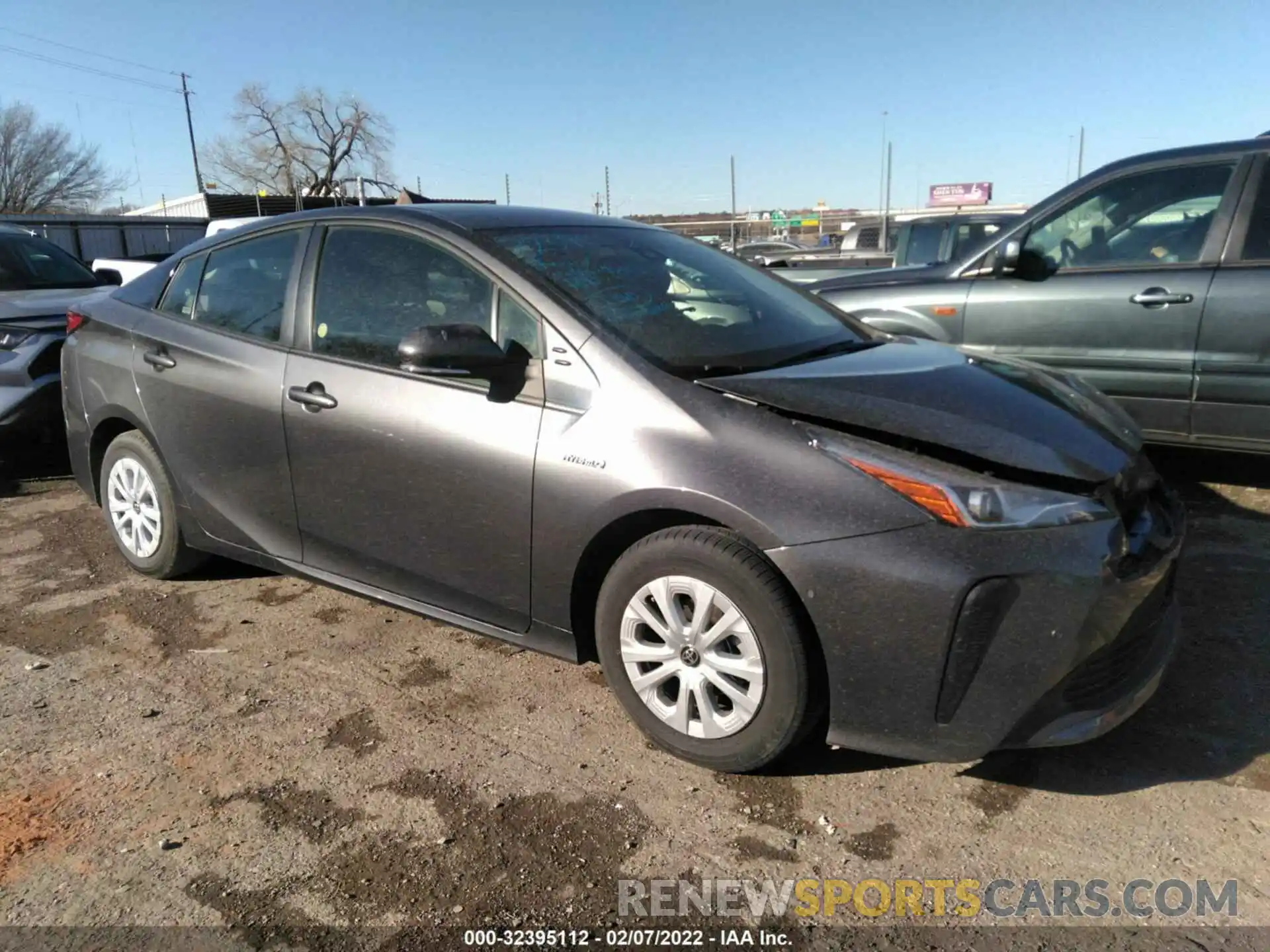 1 Photograph of a damaged car JTDKAMFU0M3148774 TOYOTA PRIUS 2021