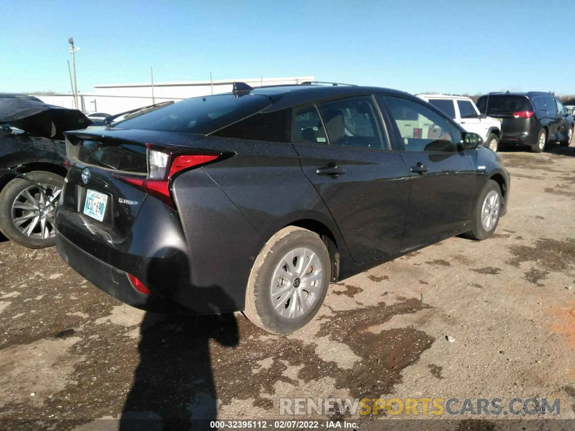 4 Photograph of a damaged car JTDKAMFU0M3148774 TOYOTA PRIUS 2021