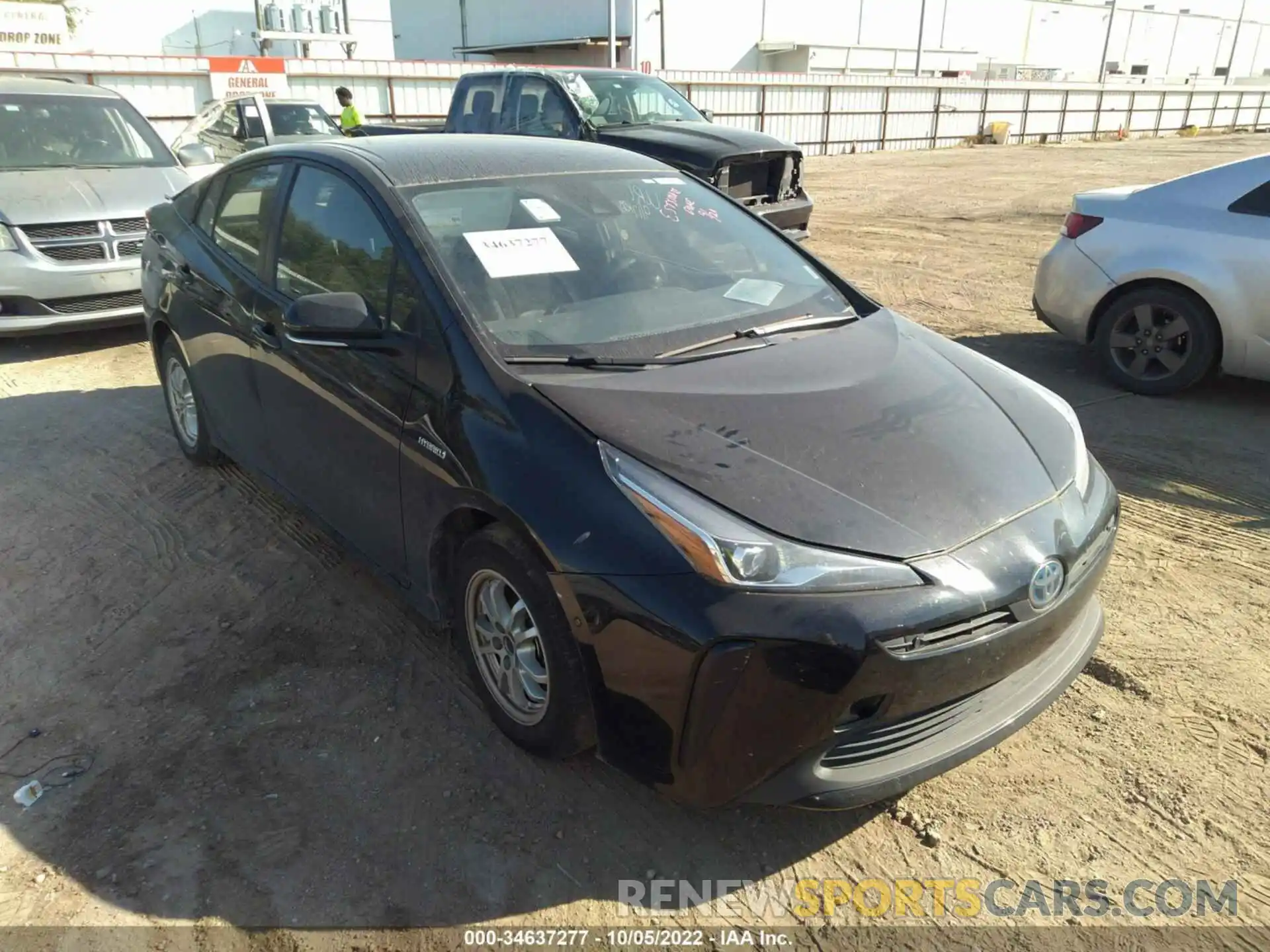 1 Photograph of a damaged car JTDKAMFU0M3148791 TOYOTA PRIUS 2021