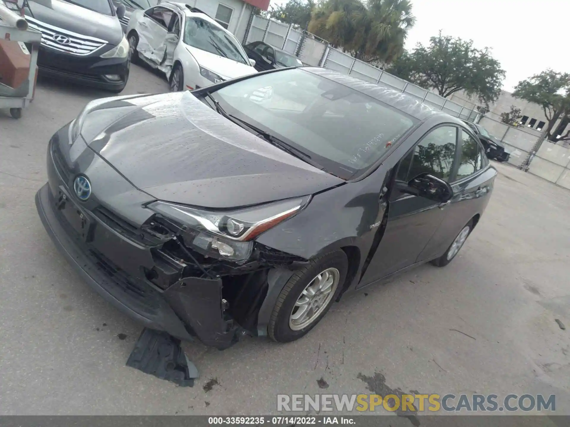 2 Photograph of a damaged car JTDKAMFU0M3149097 TOYOTA PRIUS 2021