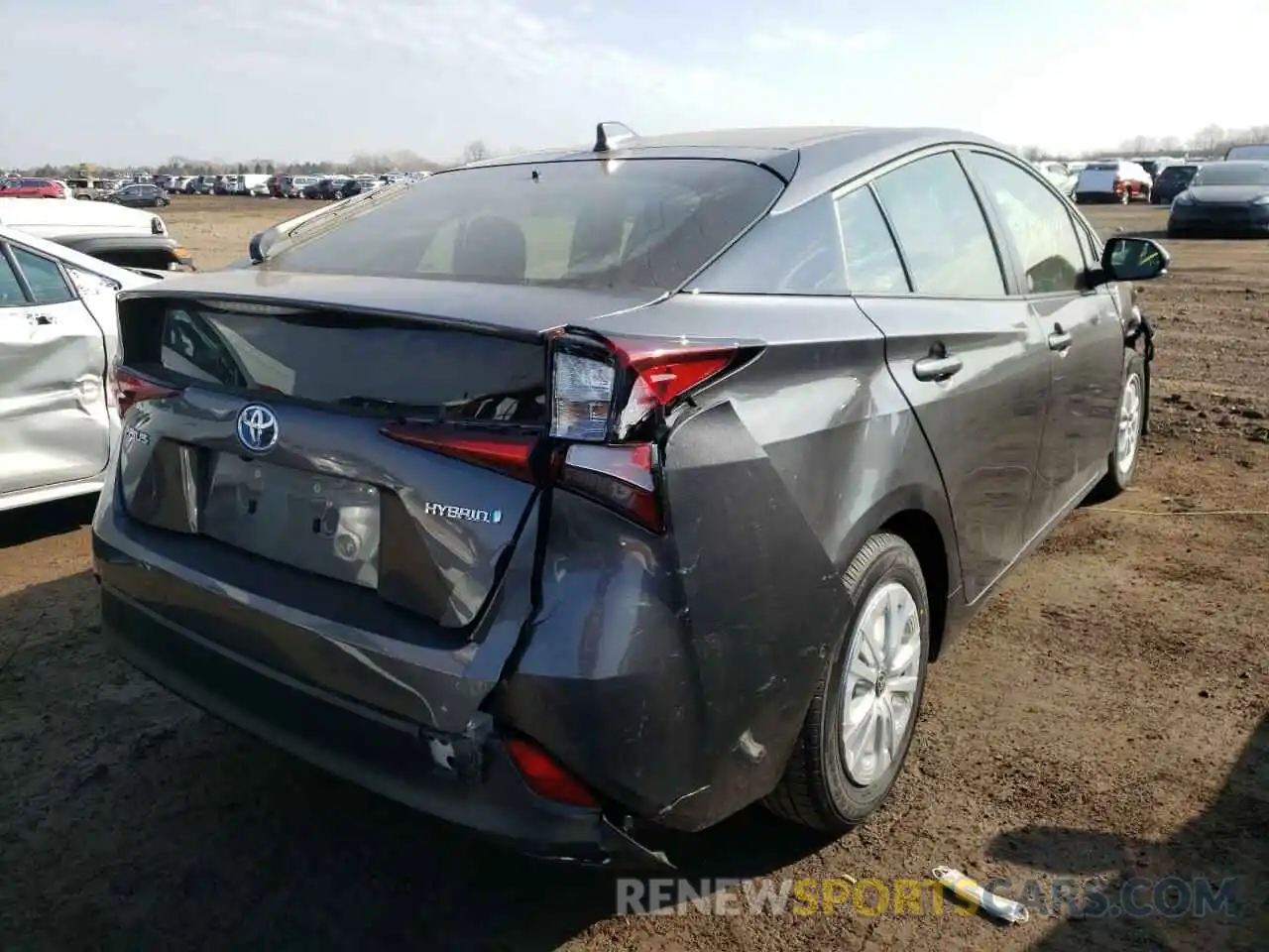 4 Photograph of a damaged car JTDKAMFU0M3149617 TOYOTA PRIUS 2021