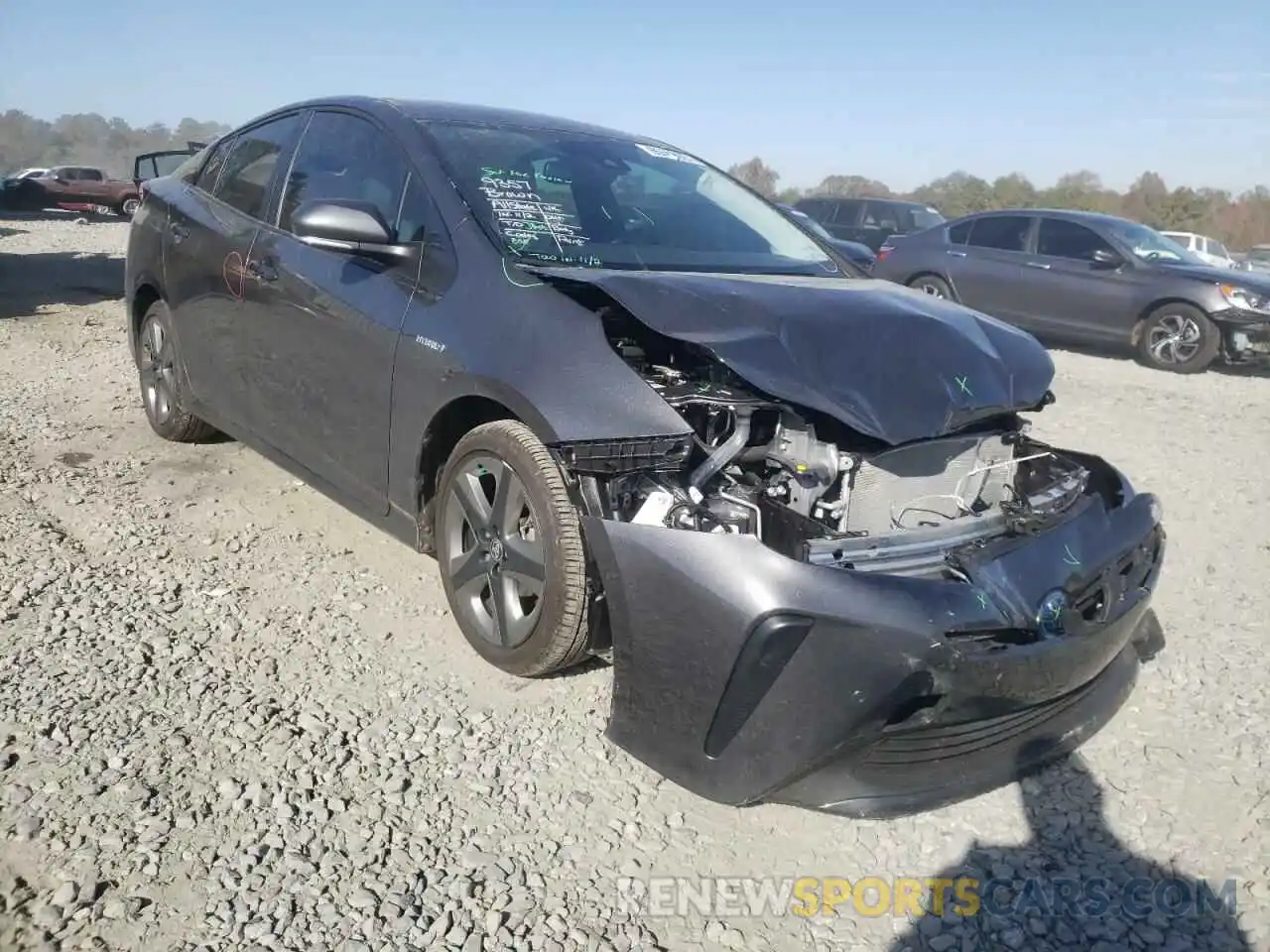 1 Photograph of a damaged car JTDKAMFU0M3150413 TOYOTA PRIUS 2021