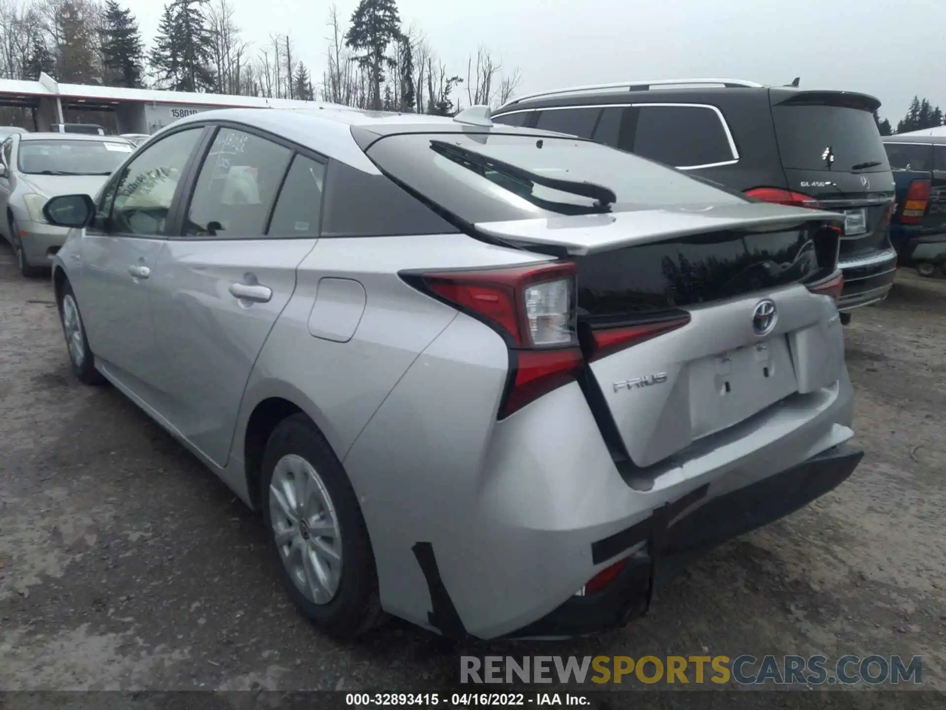 3 Photograph of a damaged car JTDKAMFU0M3150444 TOYOTA PRIUS 2021