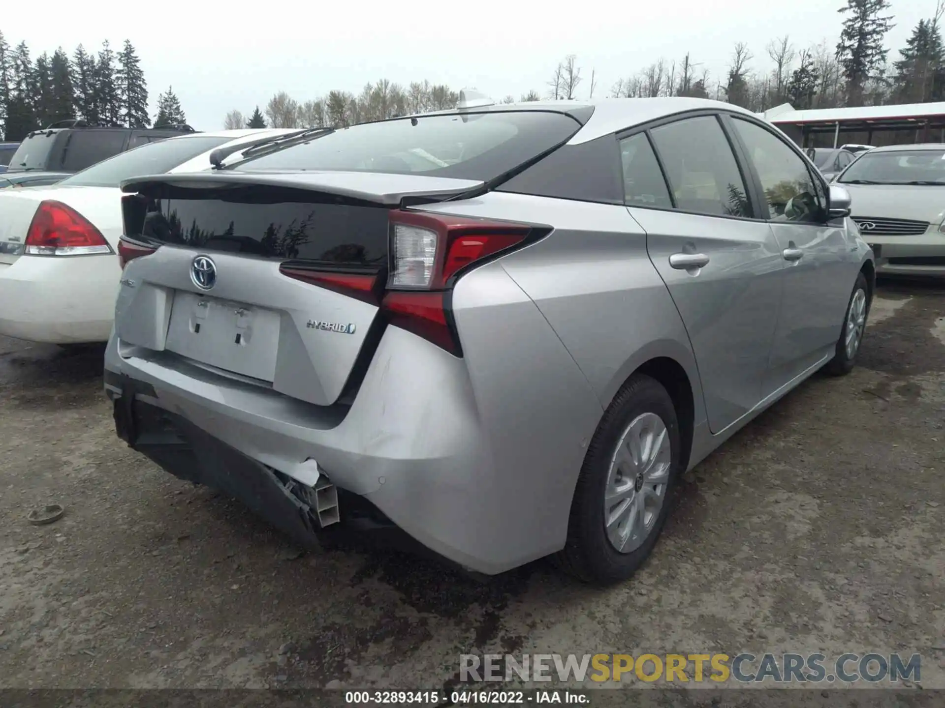 4 Photograph of a damaged car JTDKAMFU0M3150444 TOYOTA PRIUS 2021