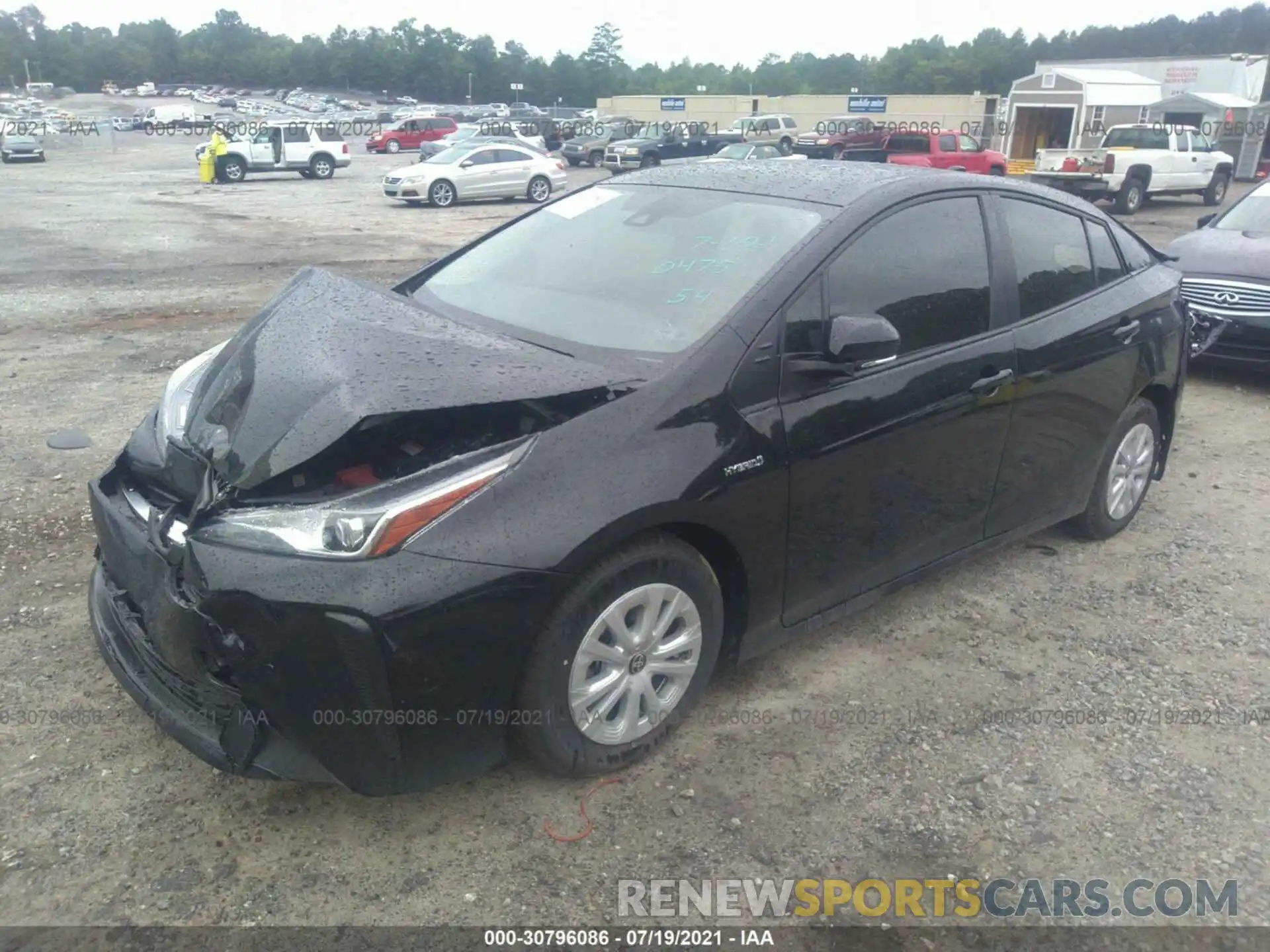 2 Photograph of a damaged car JTDKAMFU0M3150475 TOYOTA PRIUS 2021