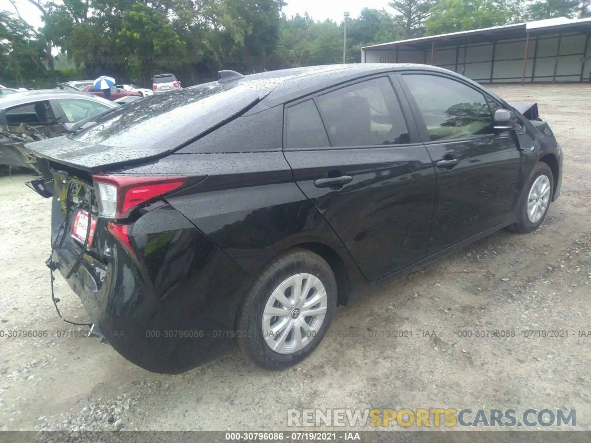 4 Photograph of a damaged car JTDKAMFU0M3150475 TOYOTA PRIUS 2021