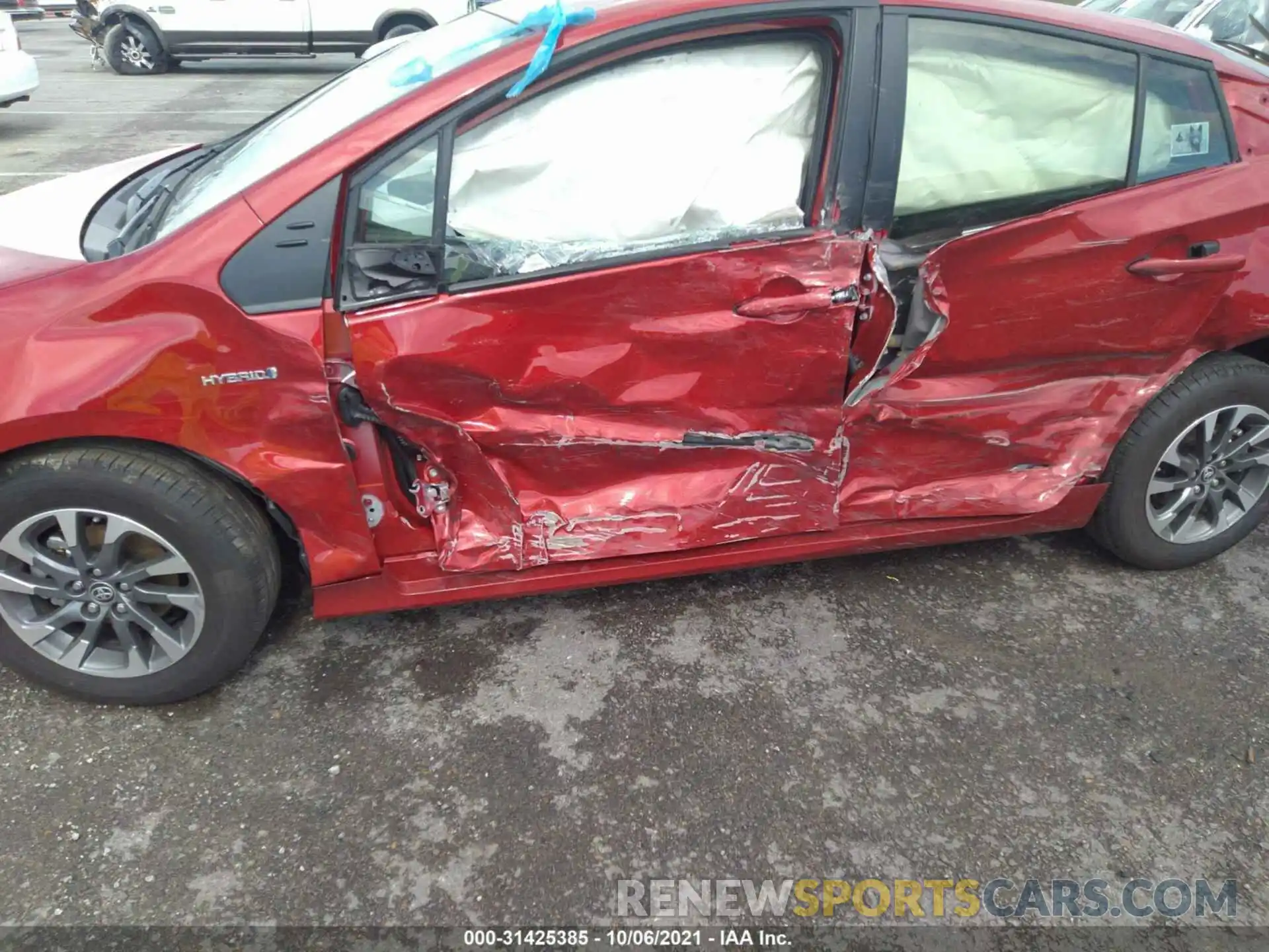 6 Photograph of a damaged car JTDKAMFU0M3150878 TOYOTA PRIUS 2021