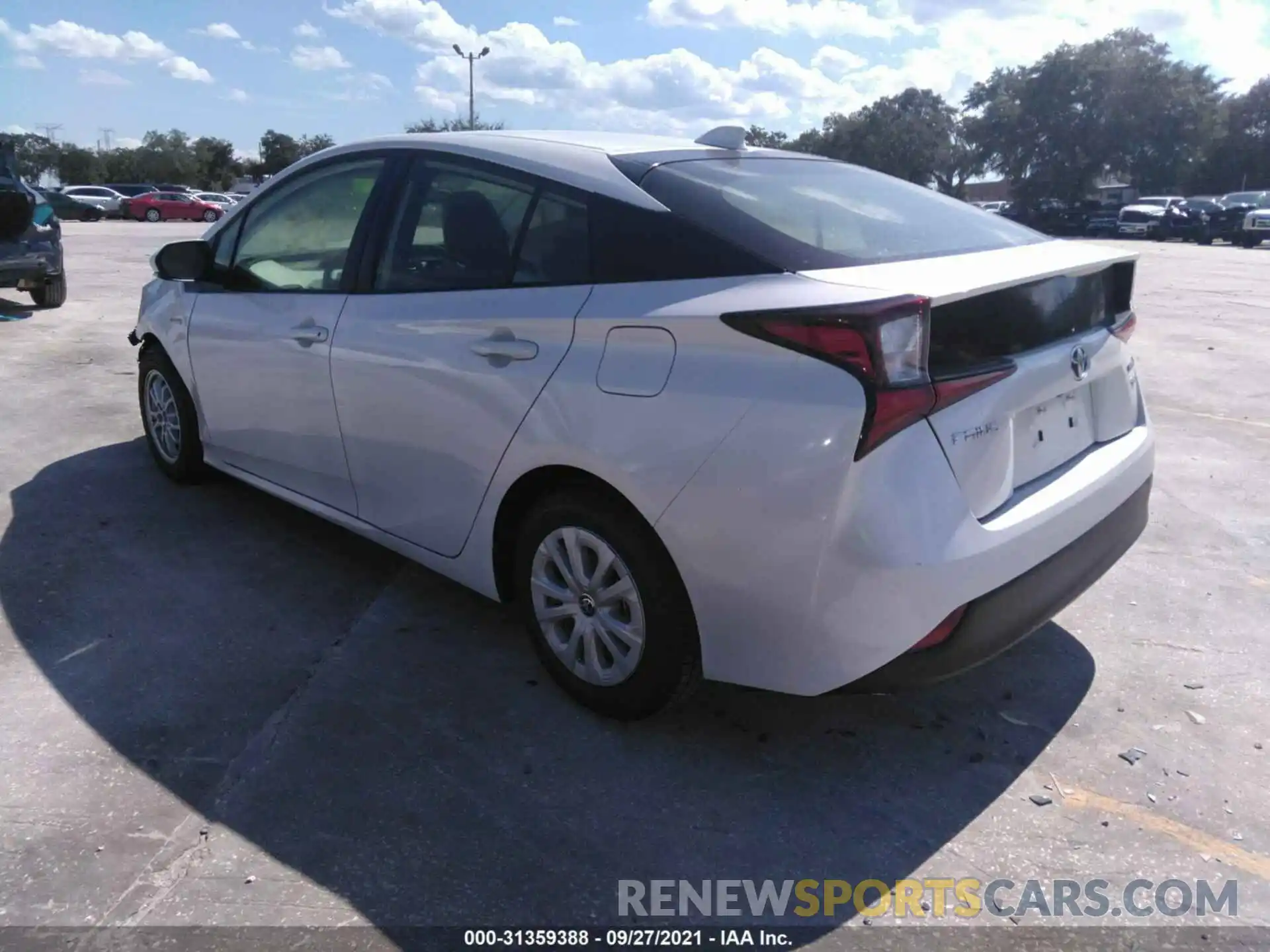 3 Photograph of a damaged car JTDKAMFU0M3151688 TOYOTA PRIUS 2021