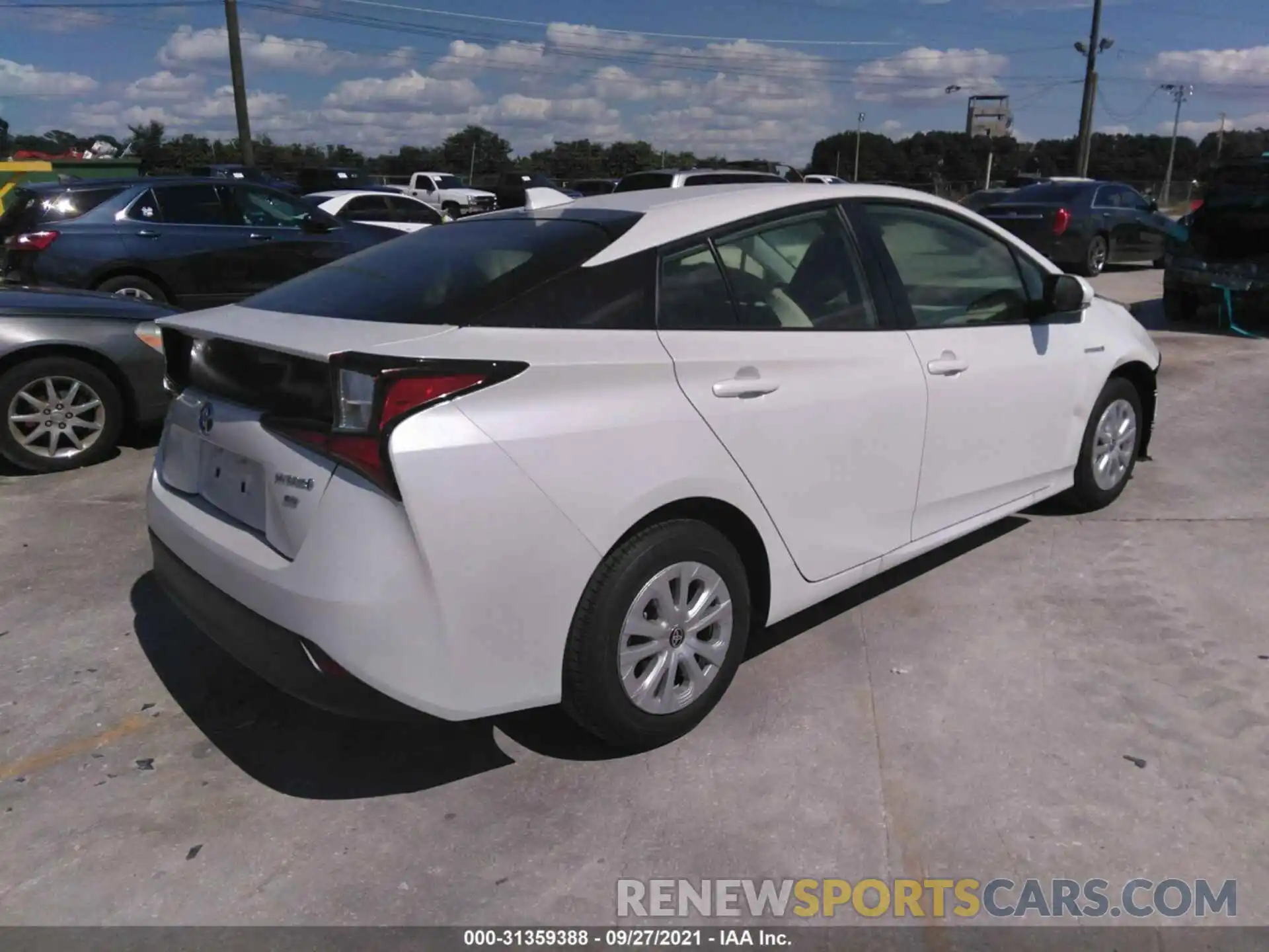 4 Photograph of a damaged car JTDKAMFU0M3151688 TOYOTA PRIUS 2021