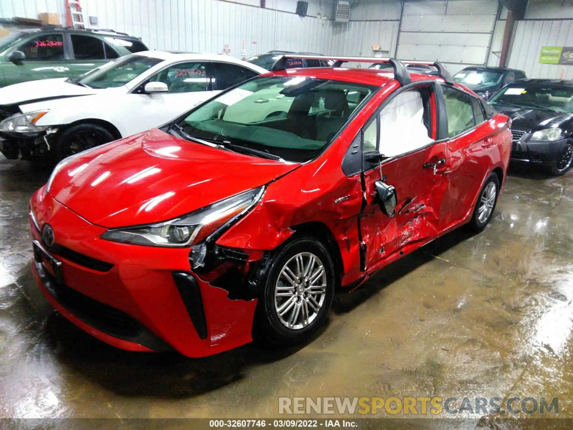 2 Photograph of a damaged car JTDKAMFU0M3151996 TOYOTA PRIUS 2021