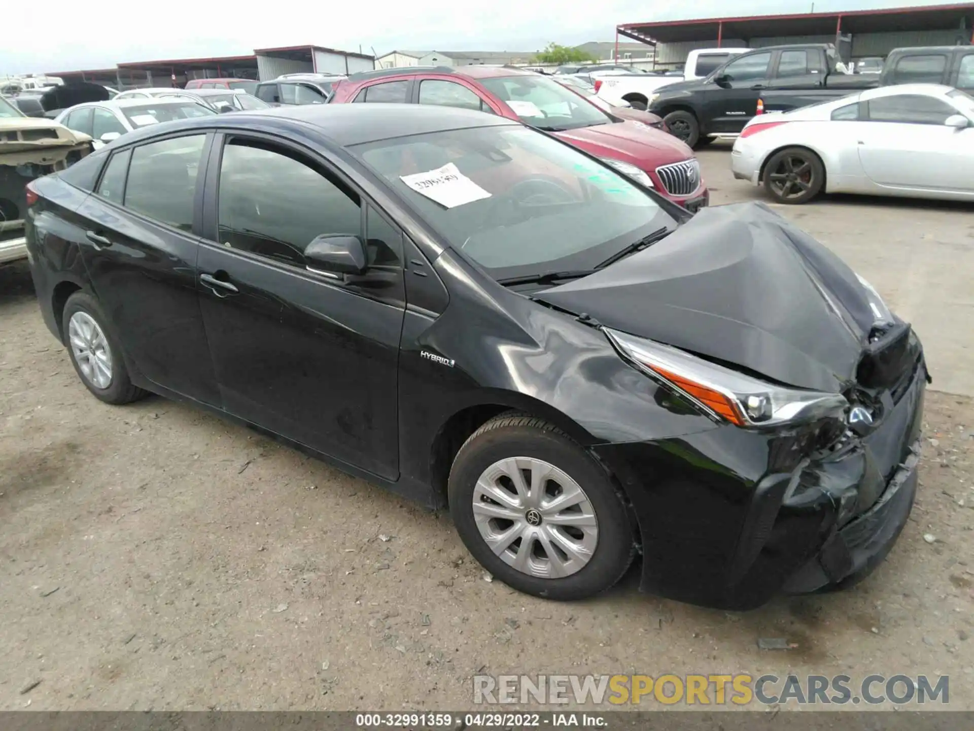 1 Photograph of a damaged car JTDKAMFU0M3152839 TOYOTA PRIUS 2021