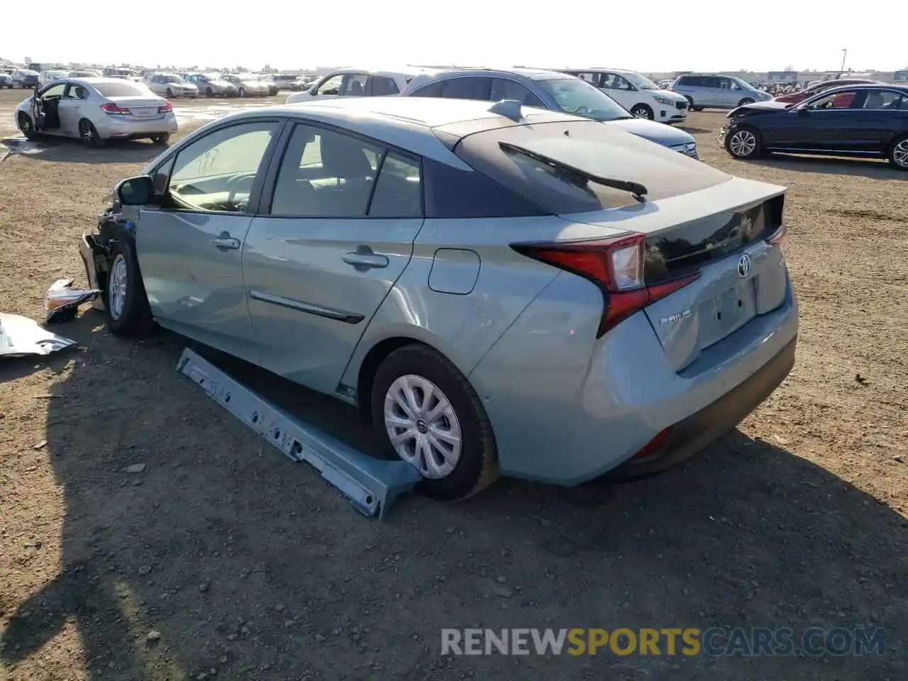 3 Photograph of a damaged car JTDKAMFU1M3127450 TOYOTA PRIUS 2021