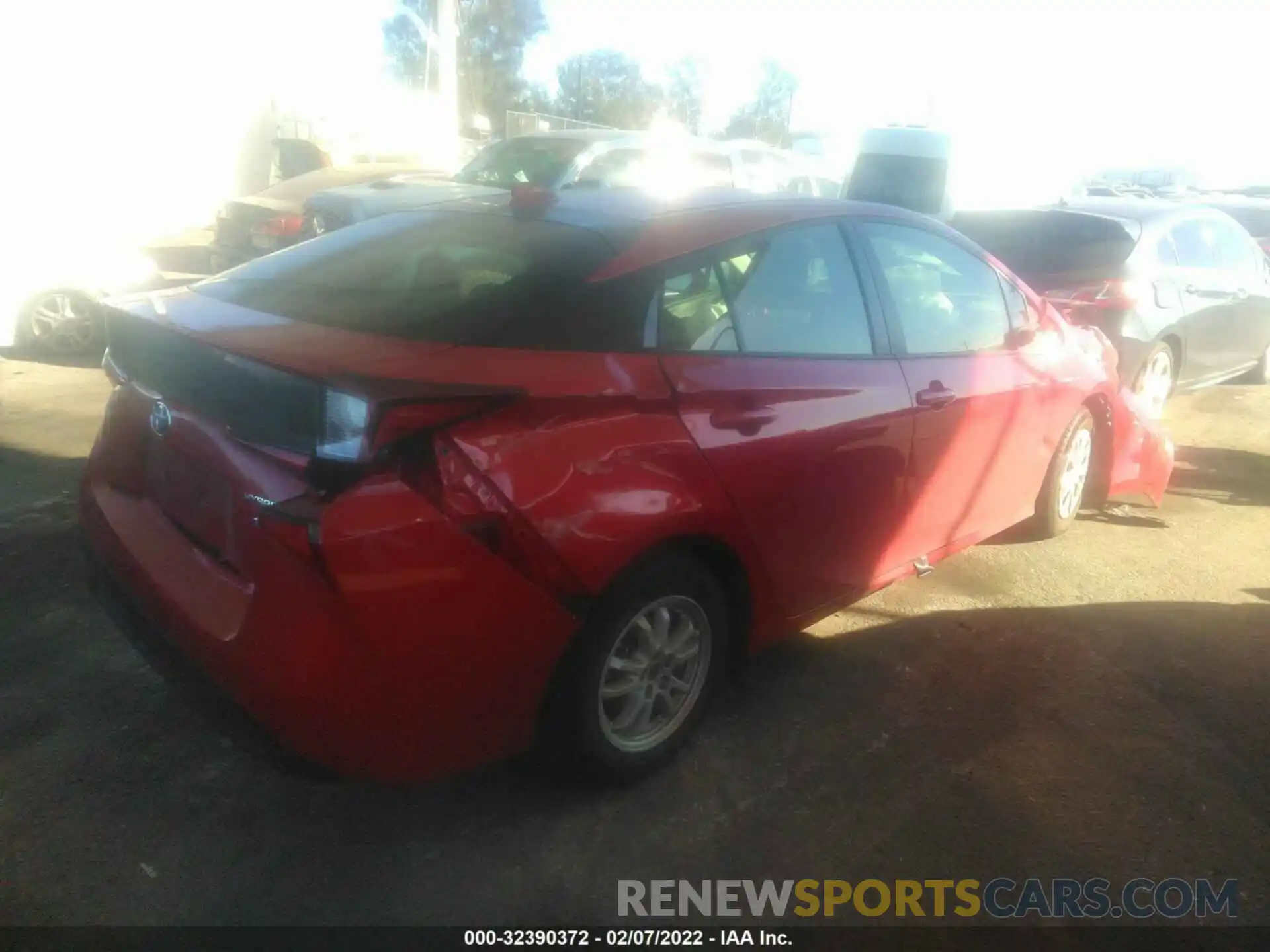 4 Photograph of a damaged car JTDKAMFU1M3131921 TOYOTA PRIUS 2021