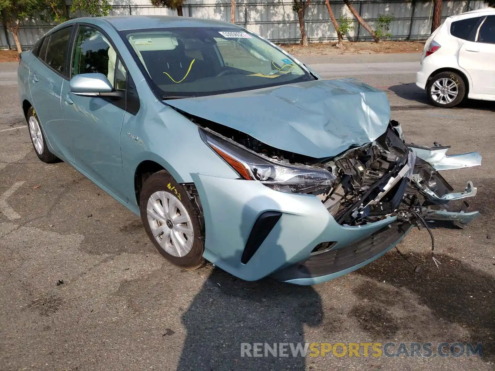 1 Photograph of a damaged car JTDKAMFU1M3132938 TOYOTA PRIUS 2021