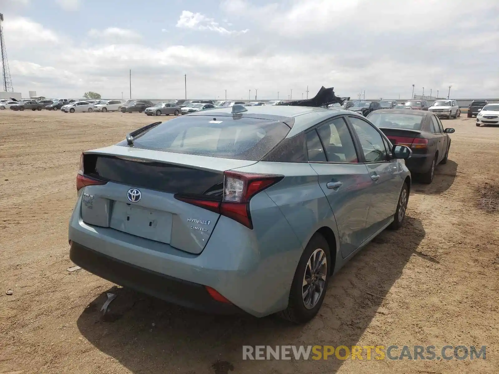 4 Photograph of a damaged car JTDKAMFU1M3134270 TOYOTA PRIUS 2021