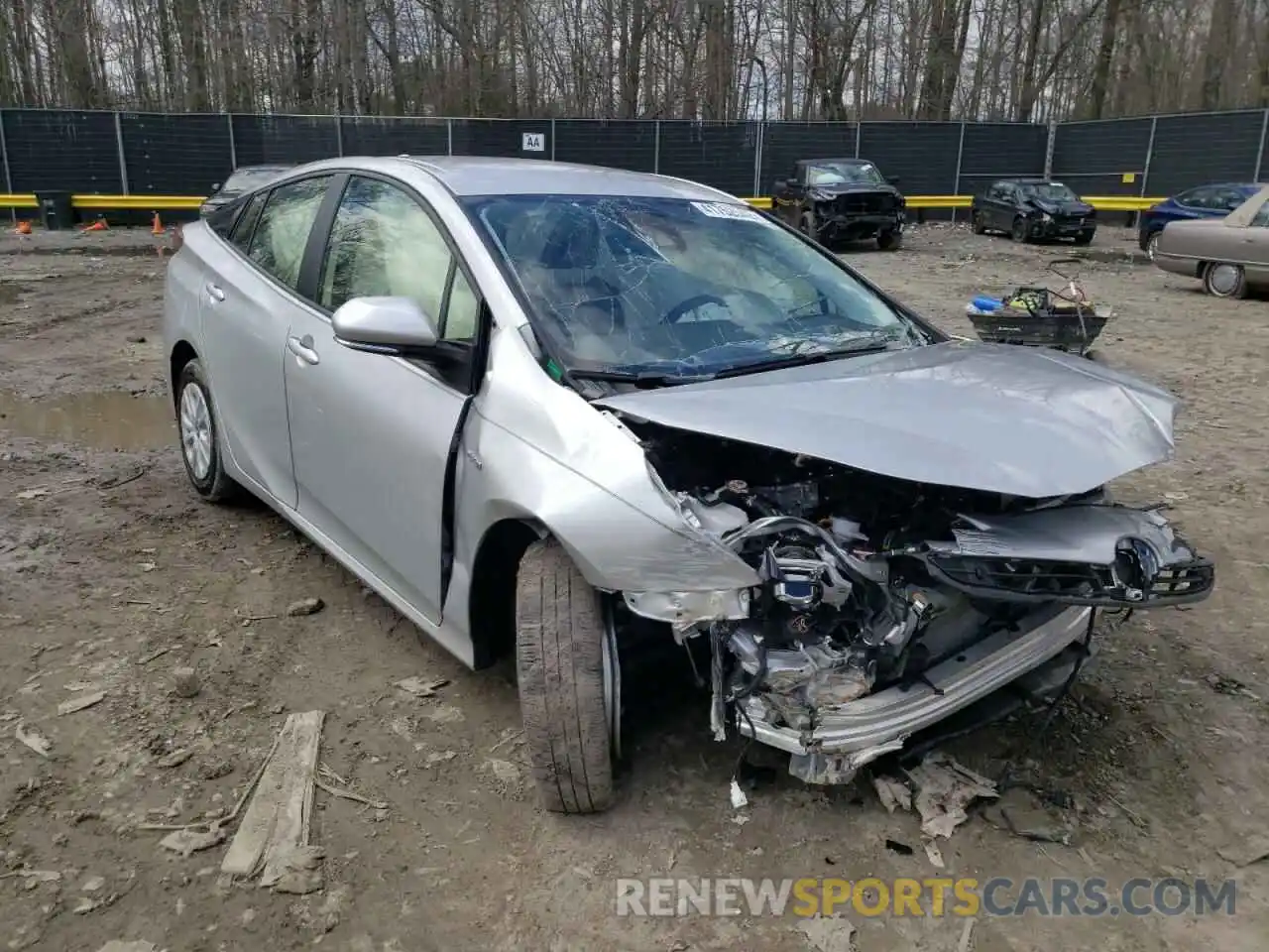 1 Photograph of a damaged car JTDKAMFU1M3136875 TOYOTA PRIUS 2021