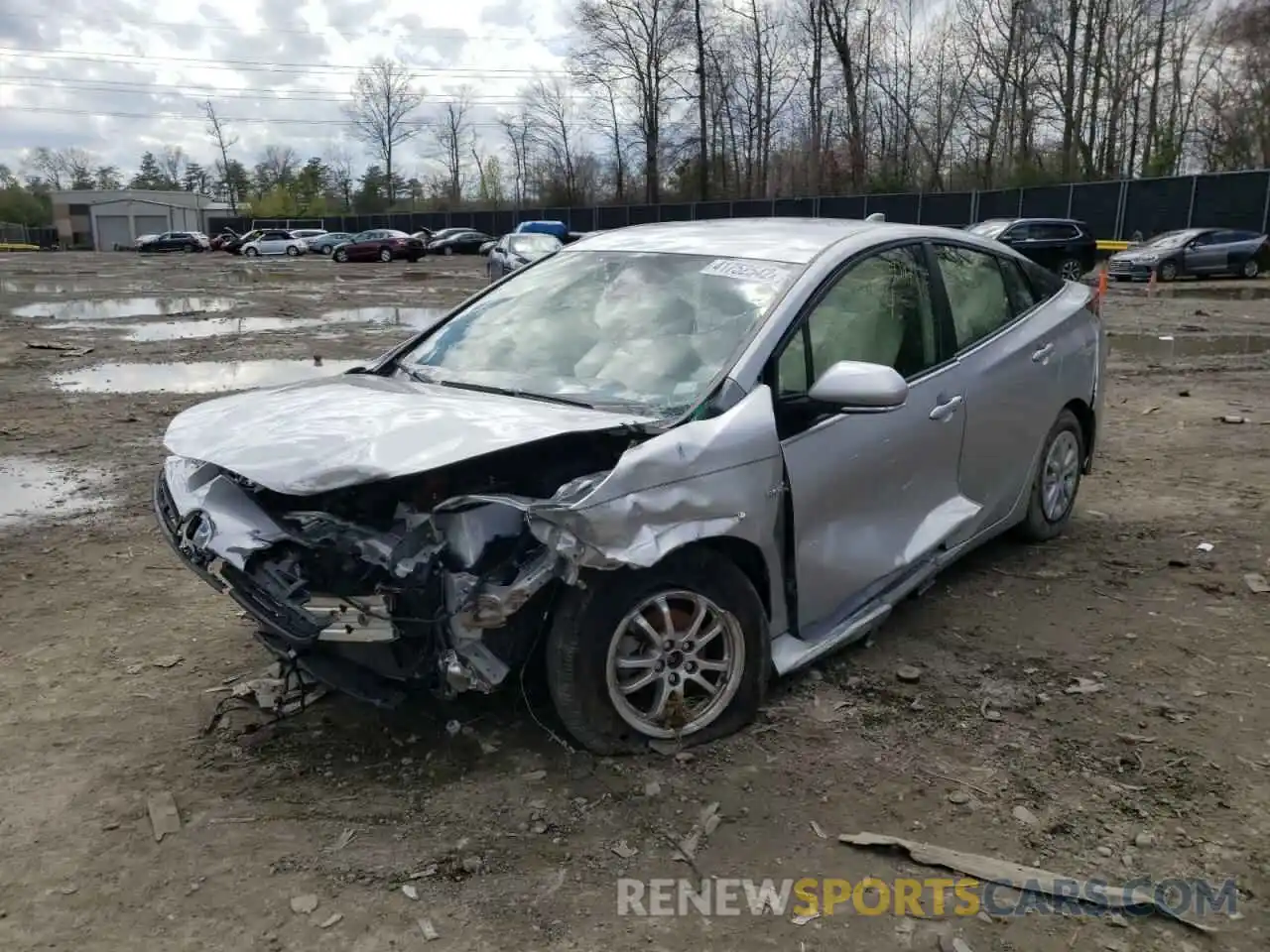 2 Photograph of a damaged car JTDKAMFU1M3136875 TOYOTA PRIUS 2021