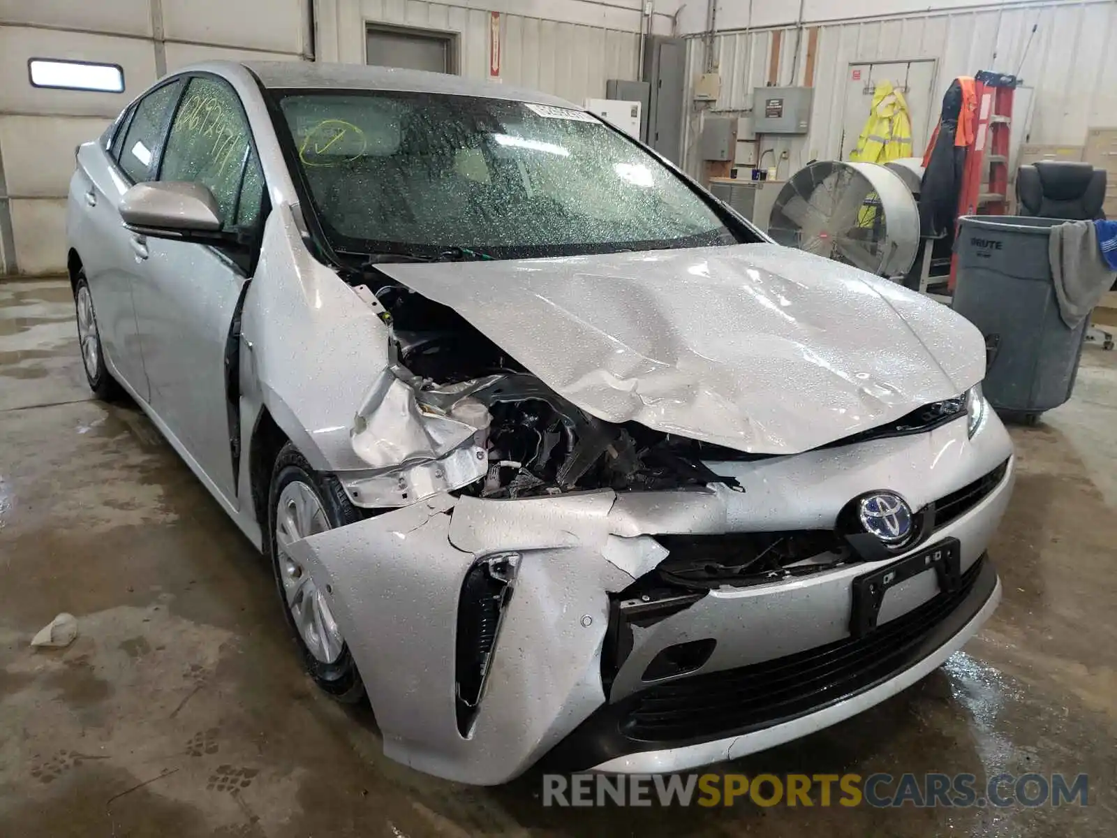 1 Photograph of a damaged car JTDKAMFU1M3137623 TOYOTA PRIUS 2021