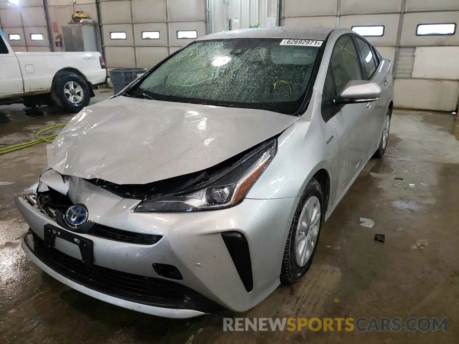 2 Photograph of a damaged car JTDKAMFU1M3137623 TOYOTA PRIUS 2021