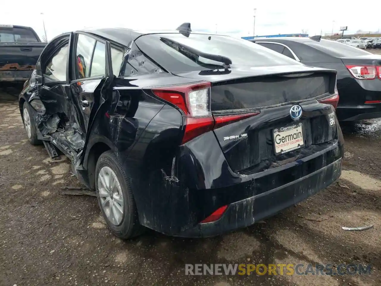 3 Photograph of a damaged car JTDKAMFU1M3138335 TOYOTA PRIUS 2021