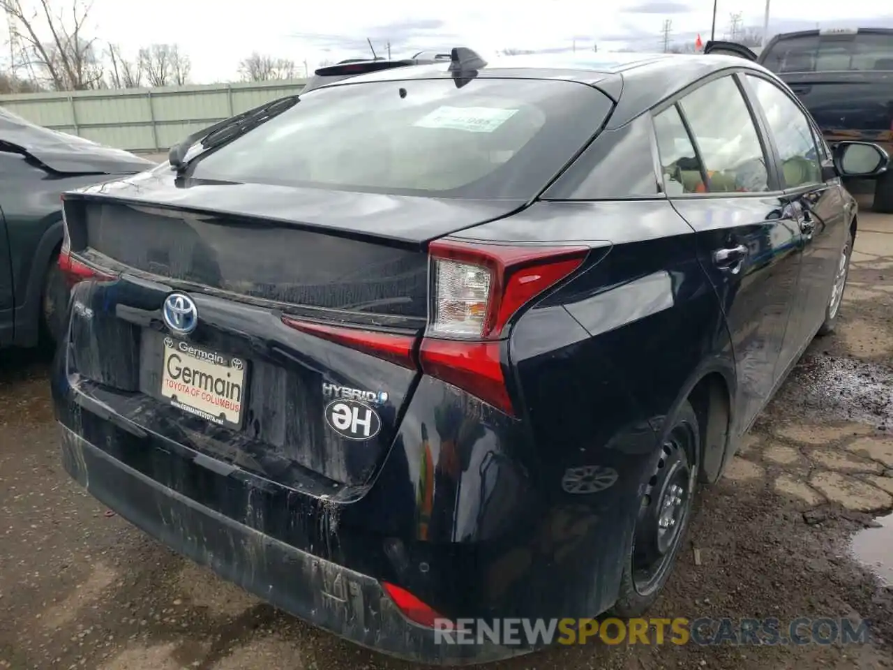 4 Photograph of a damaged car JTDKAMFU1M3138335 TOYOTA PRIUS 2021