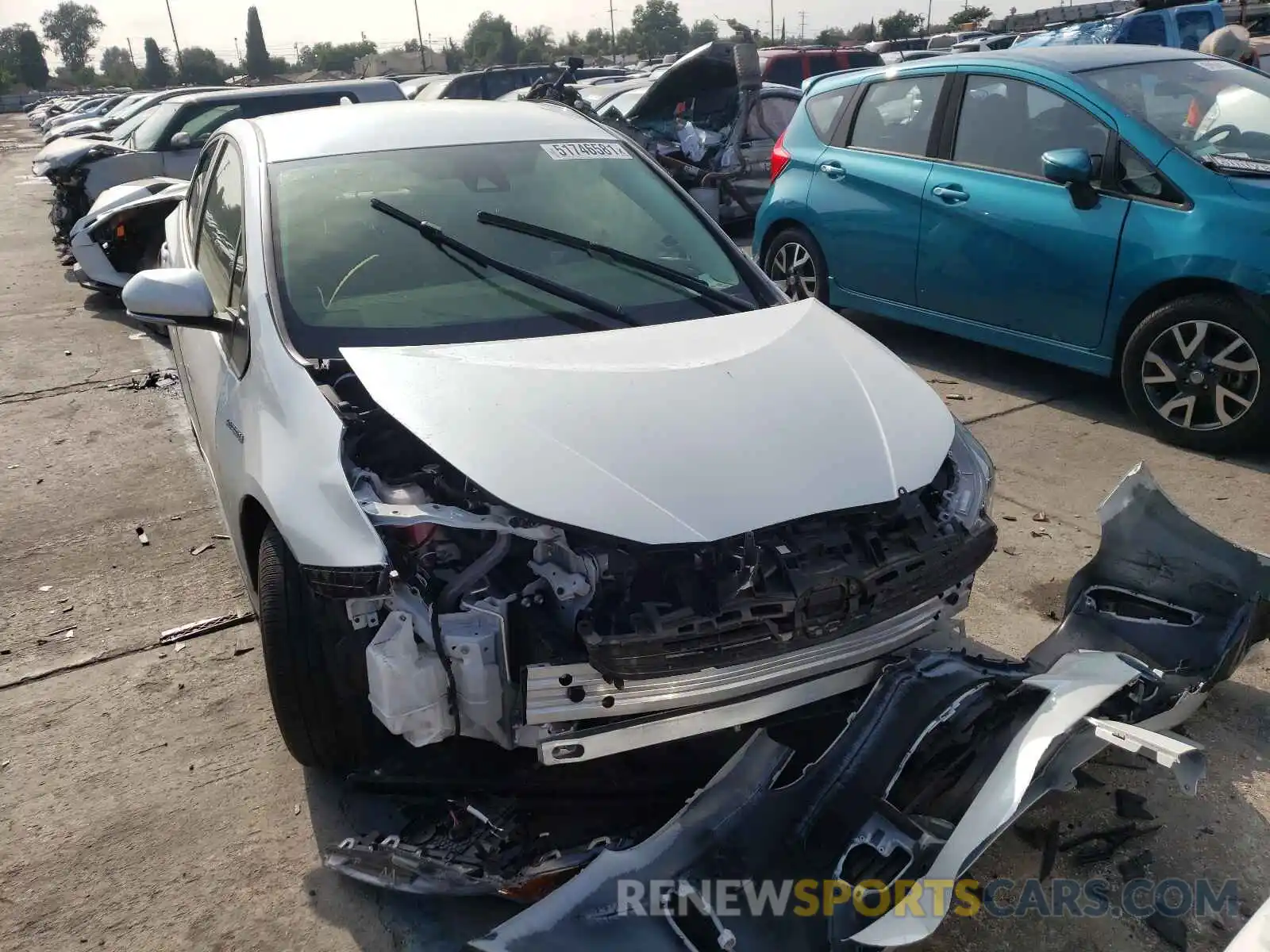 9 Photograph of a damaged car JTDKAMFU1M3139646 TOYOTA PRIUS 2021