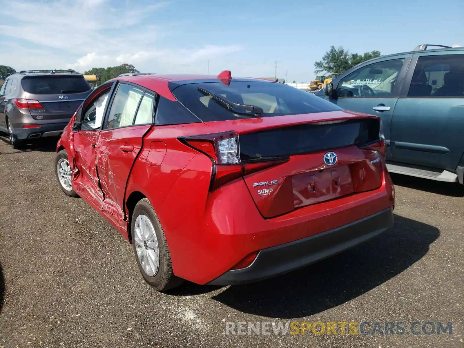 3 Photograph of a damaged car JTDKAMFU1M3141042 TOYOTA PRIUS 2021