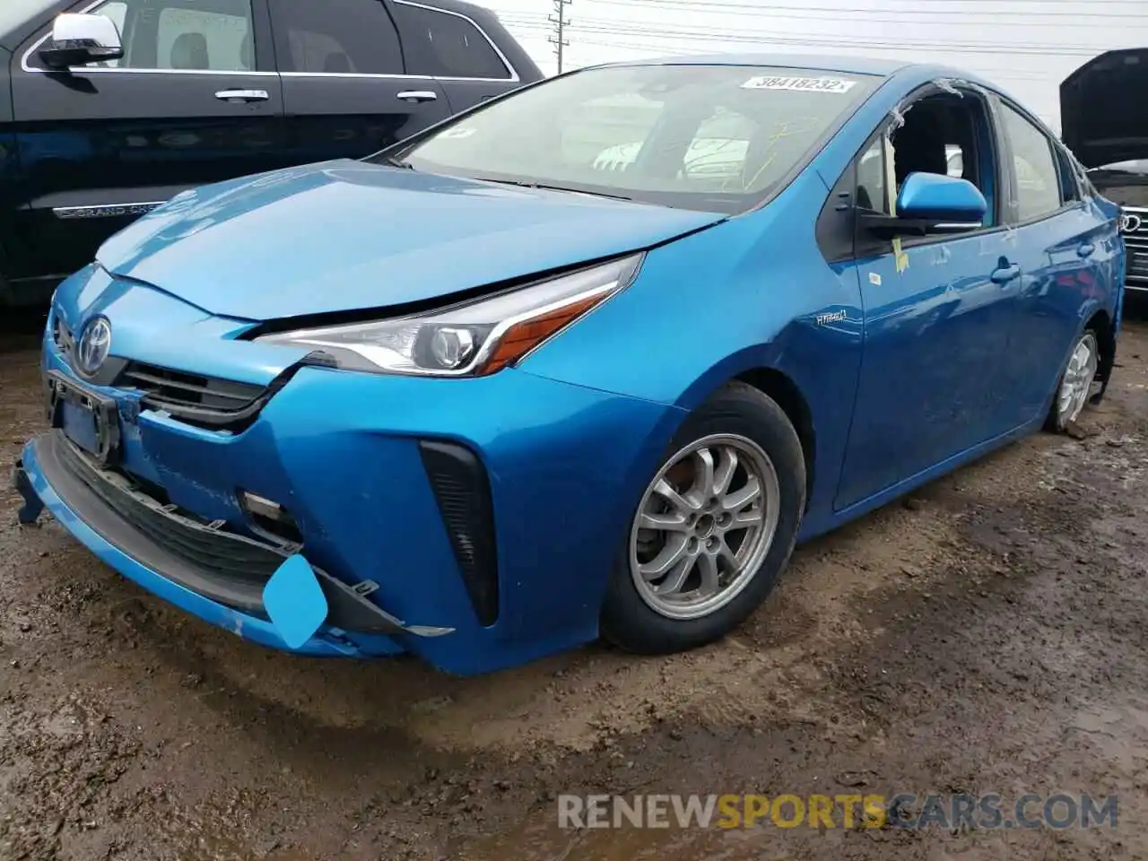 2 Photograph of a damaged car JTDKAMFU1M3143924 TOYOTA PRIUS 2021