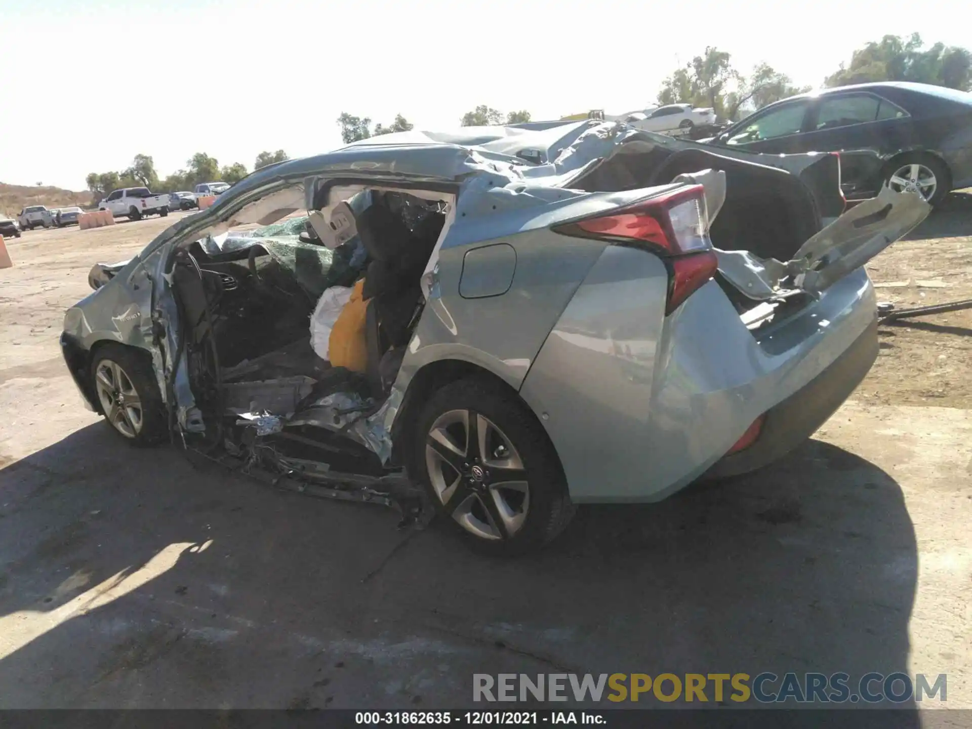 3 Photograph of a damaged car JTDKAMFU1M3144555 TOYOTA PRIUS 2021