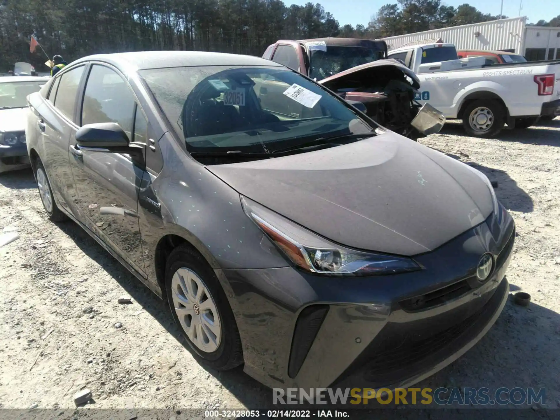 1 Photograph of a damaged car JTDKAMFU1M3146600 TOYOTA PRIUS 2021