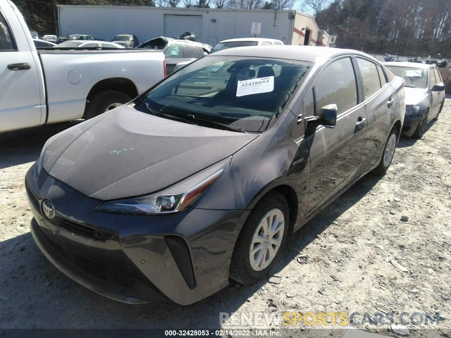 2 Фотография поврежденного автомобиля JTDKAMFU1M3146600 TOYOTA PRIUS 2021