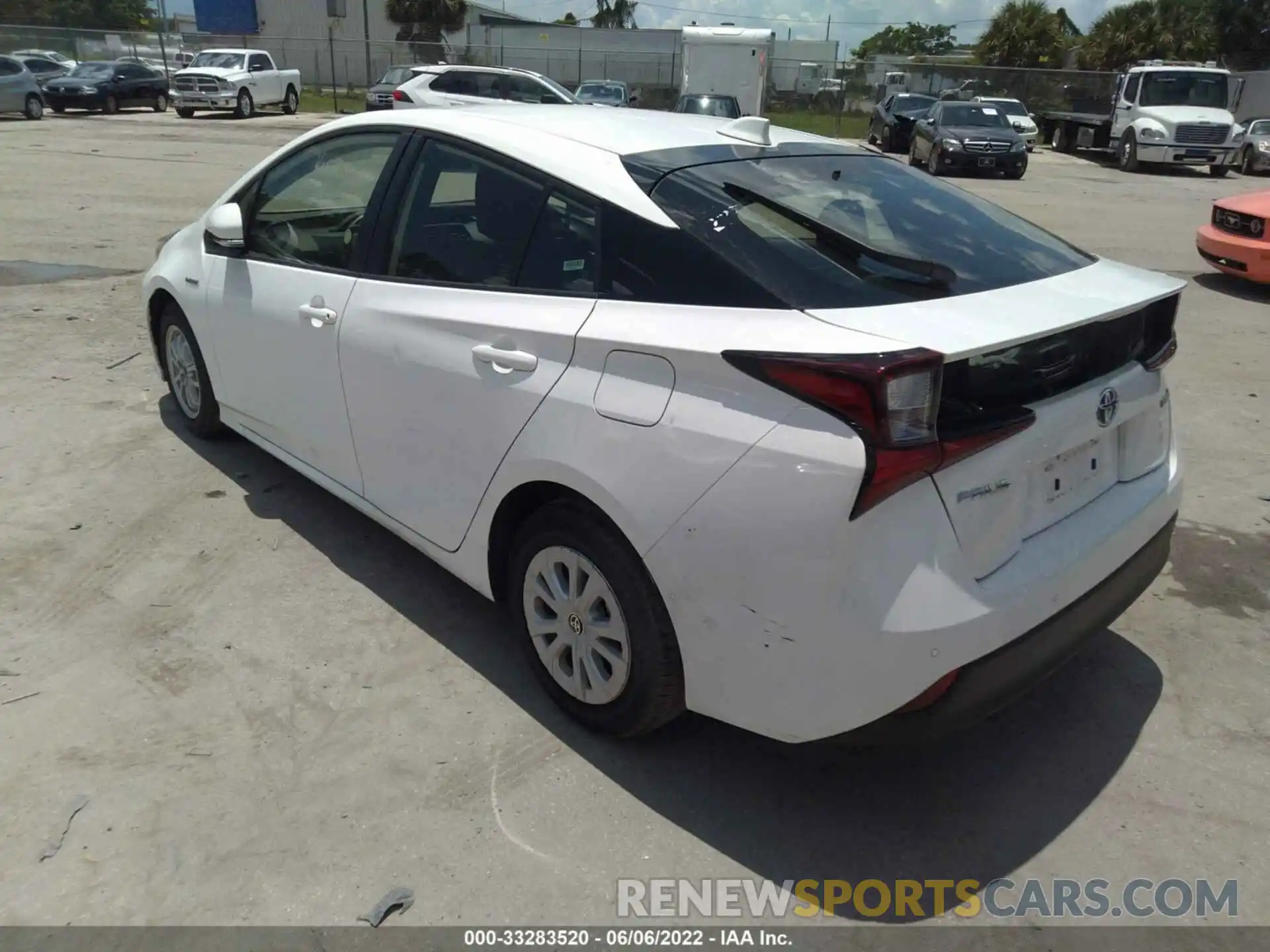 3 Photograph of a damaged car JTDKAMFU1M3148010 TOYOTA PRIUS 2021