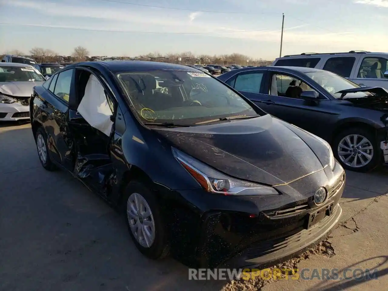 1 Photograph of a damaged car JTDKAMFU1M3148234 TOYOTA PRIUS 2021