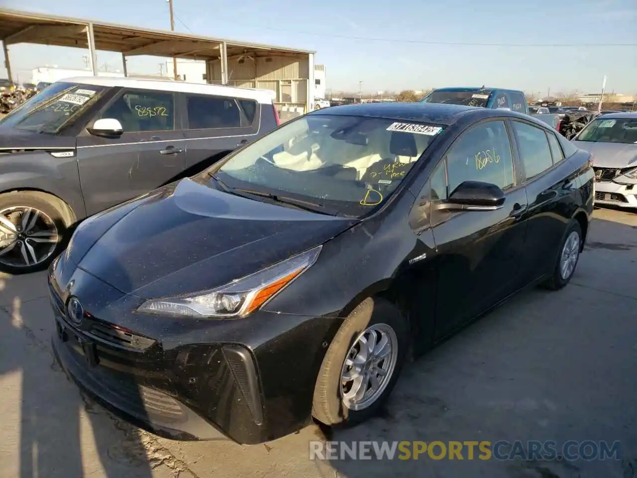 2 Photograph of a damaged car JTDKAMFU1M3148234 TOYOTA PRIUS 2021