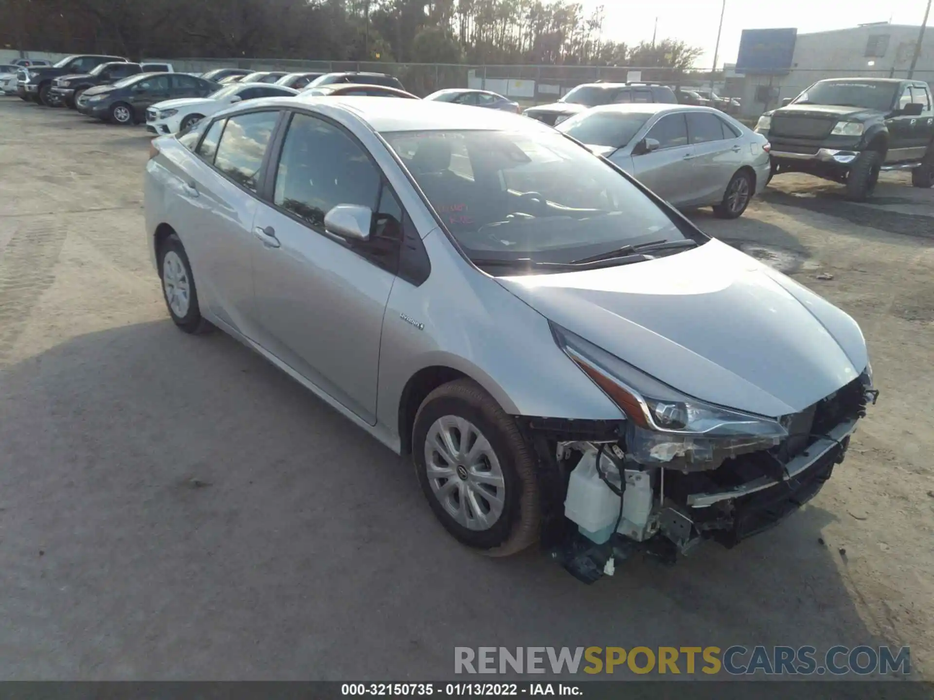 1 Photograph of a damaged car JTDKAMFU1M3151053 TOYOTA PRIUS 2021