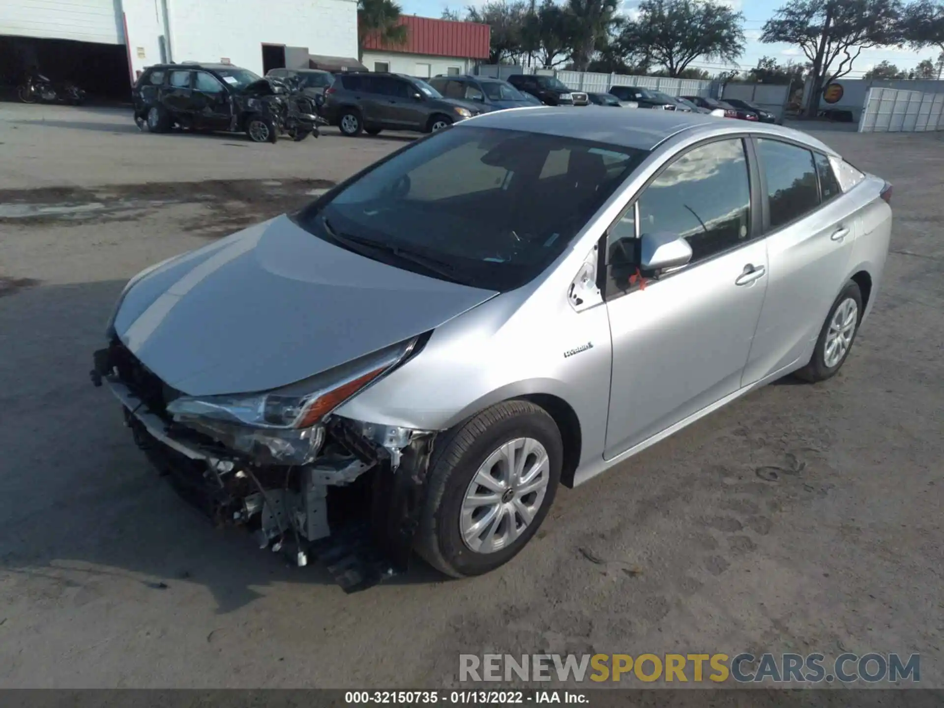 2 Photograph of a damaged car JTDKAMFU1M3151053 TOYOTA PRIUS 2021