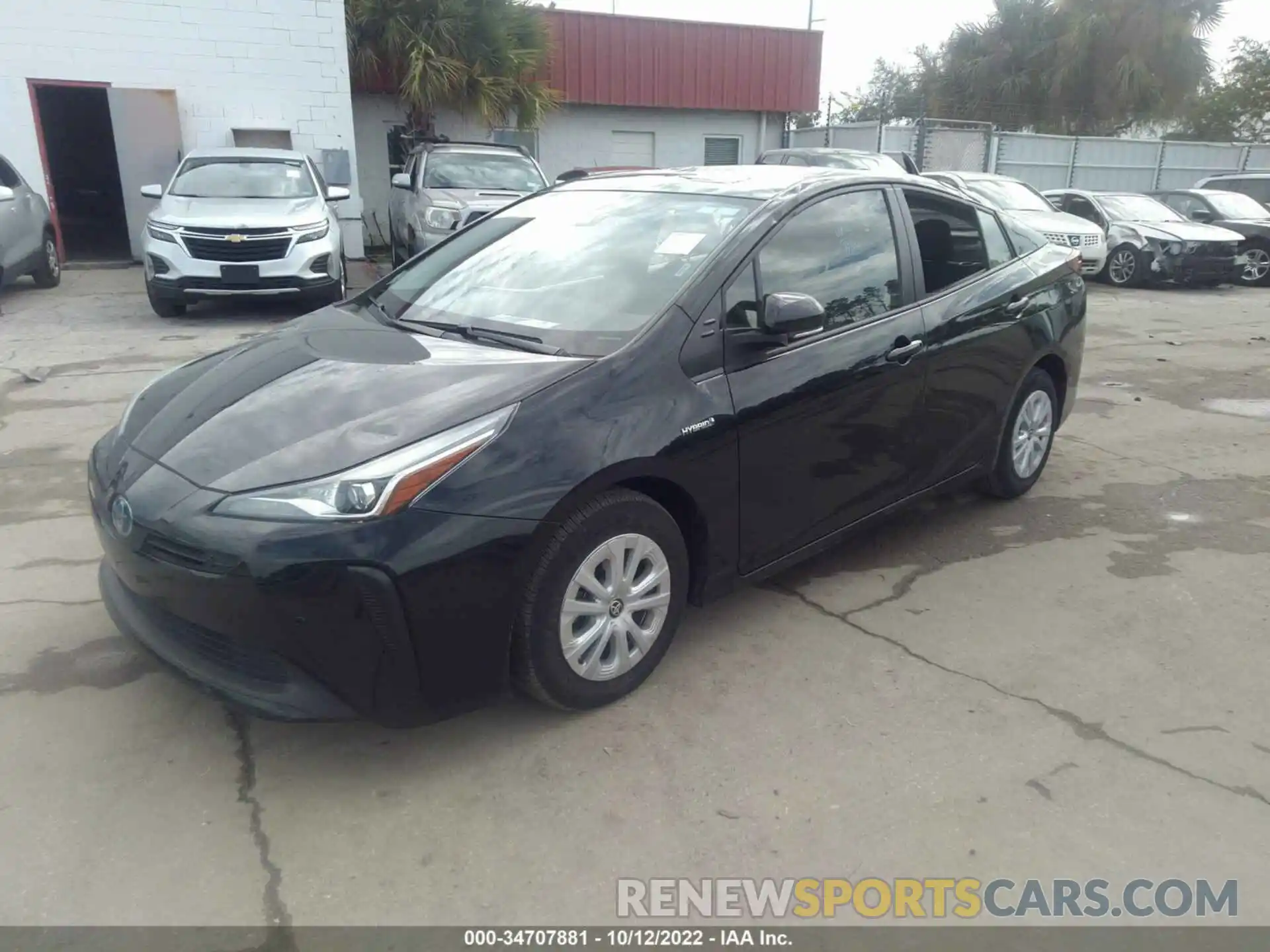 2 Photograph of a damaged car JTDKAMFU1M3152669 TOYOTA PRIUS 2021