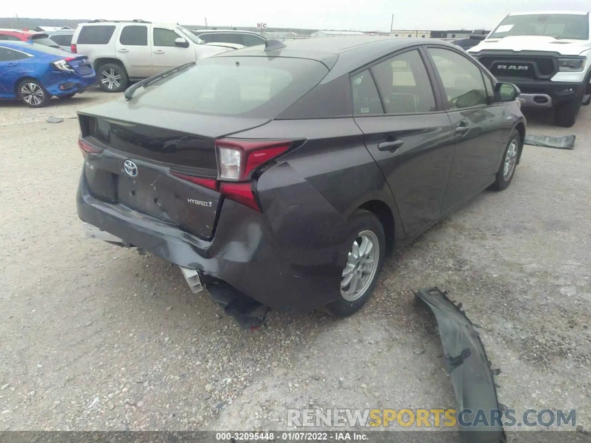 4 Photograph of a damaged car JTDKAMFU1M3152901 TOYOTA PRIUS 2021