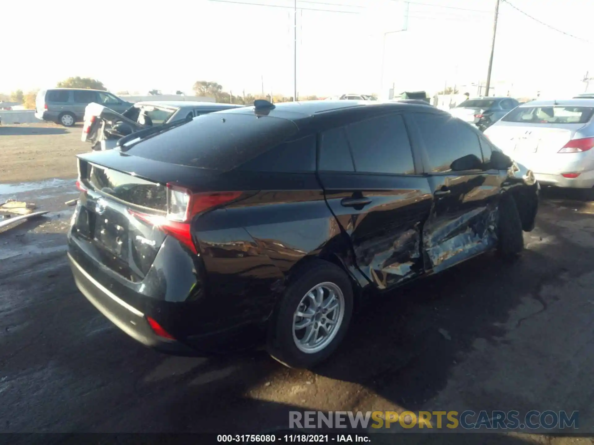 4 Photograph of a damaged car JTDKAMFU2M3126629 TOYOTA PRIUS 2021