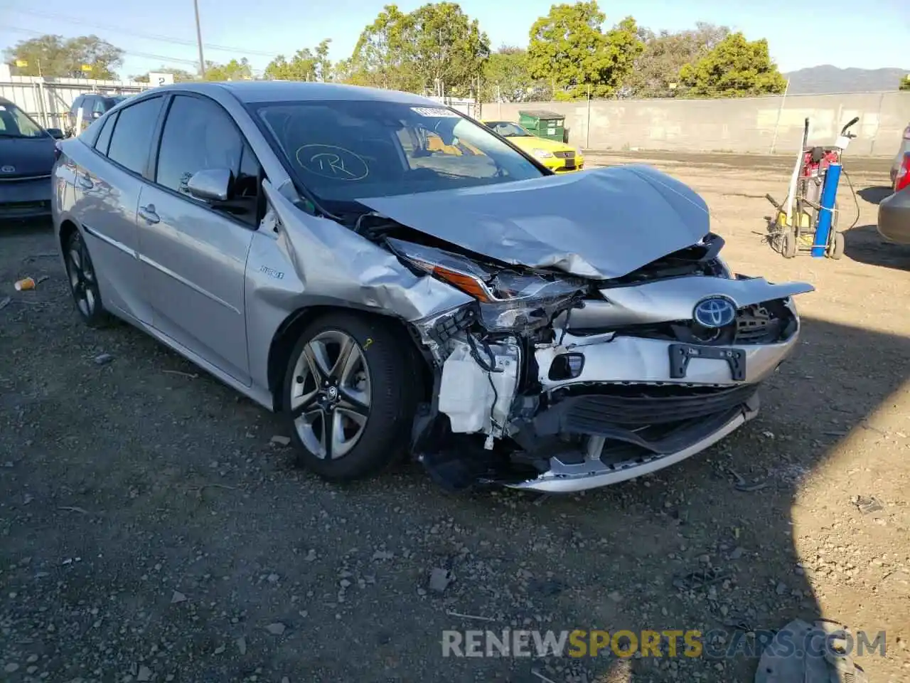 1 Photograph of a damaged car JTDKAMFU2M3126856 TOYOTA PRIUS 2021