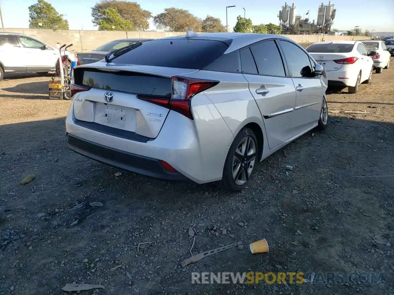 4 Photograph of a damaged car JTDKAMFU2M3126856 TOYOTA PRIUS 2021