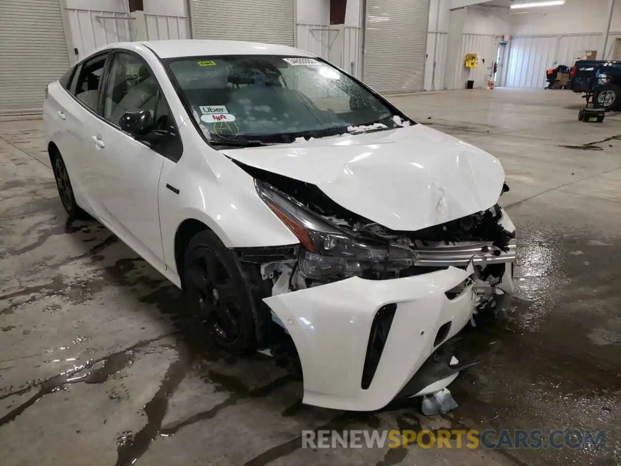 1 Photograph of a damaged car JTDKAMFU2M3127215 TOYOTA PRIUS 2021