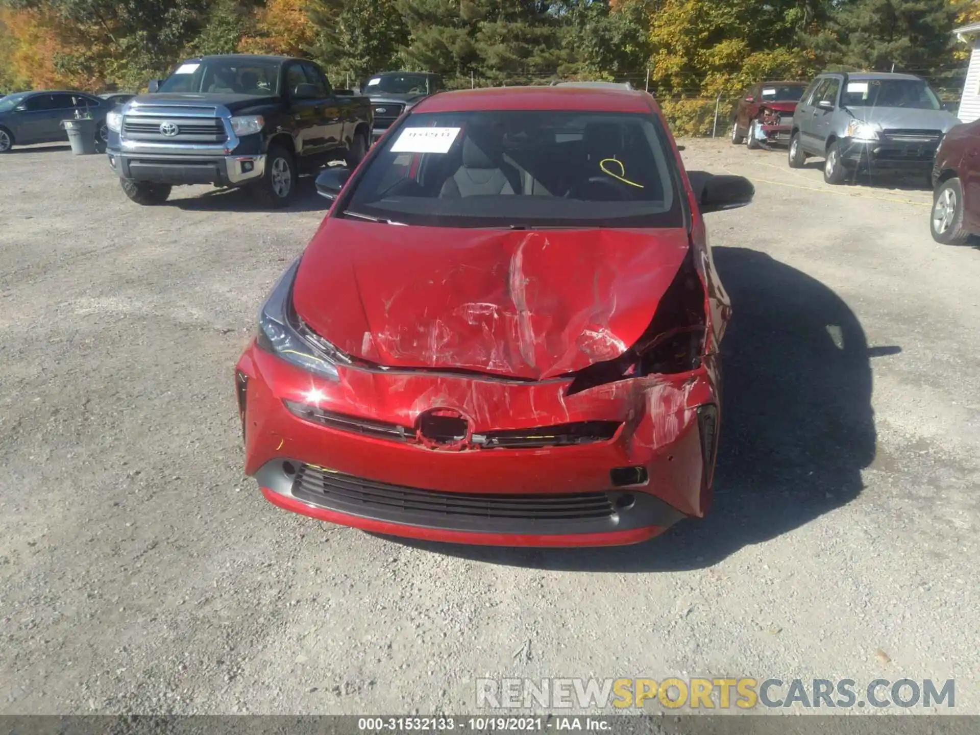 6 Photograph of a damaged car JTDKAMFU2M3128137 TOYOTA PRIUS 2021