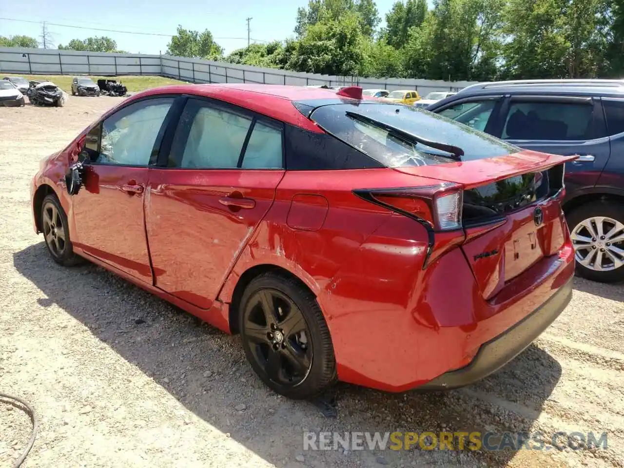 3 Photograph of a damaged car JTDKAMFU2M3128459 TOYOTA PRIUS 2021