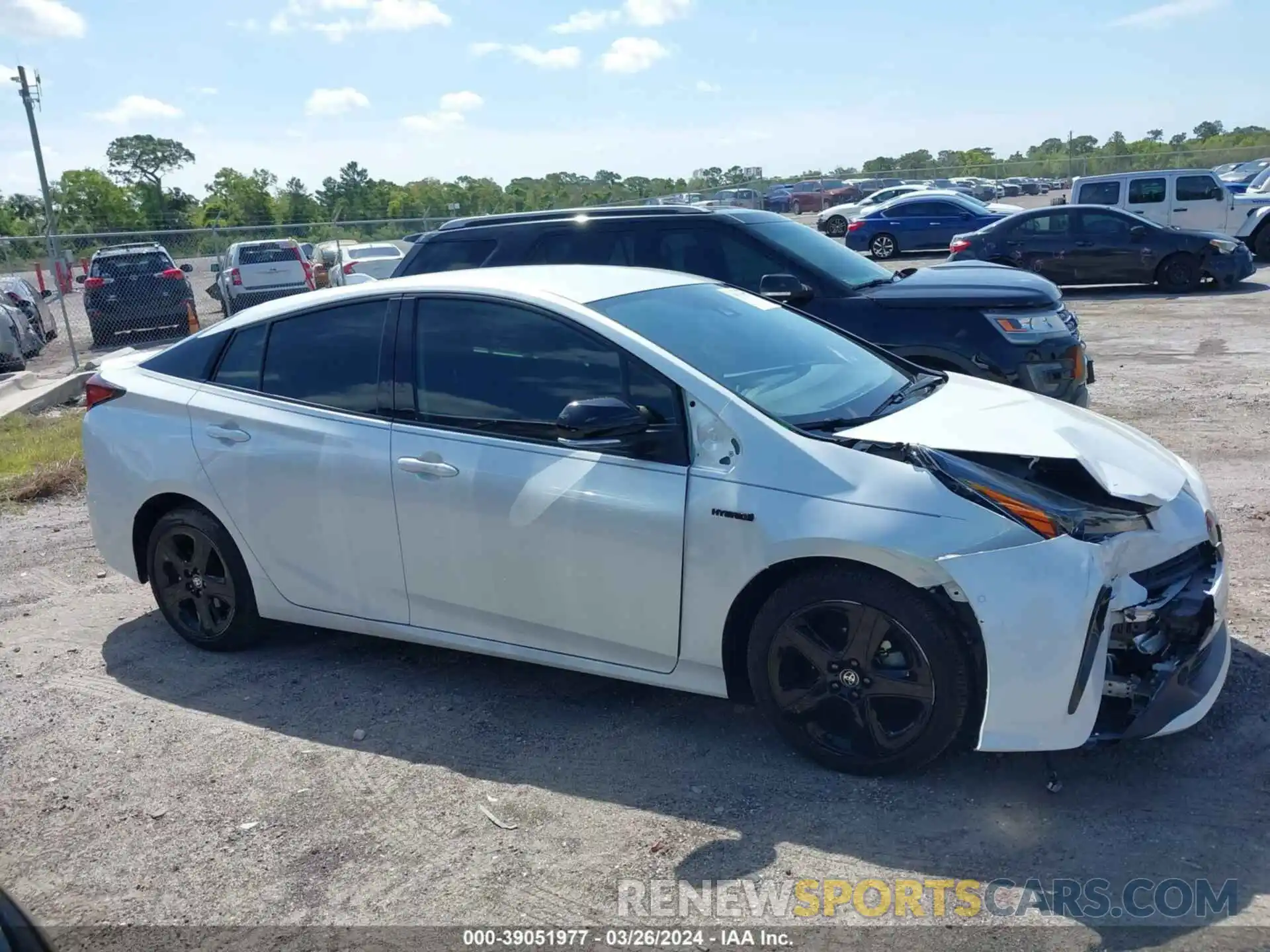 13 Photograph of a damaged car JTDKAMFU2M3128591 TOYOTA PRIUS 2021